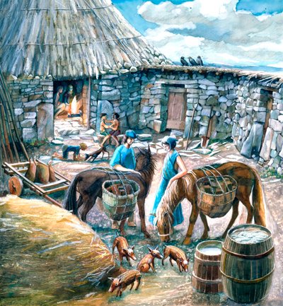Chysauster Ancient Village, c1st-2nd century, c1990-2010 av Judith Dobie