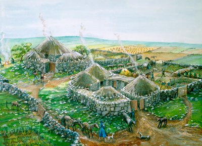 Chysauster Ancient Village, c1st-2nd century, c1990-2010 av Judith Dobie