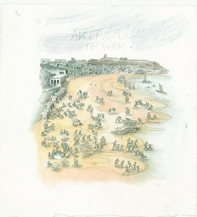 Tysk marinebombardement av Scarborough, North Yorkshire, 1914 2014. av Judith Dobie