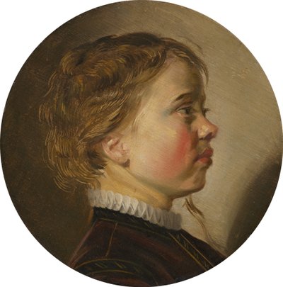 Ung gutt i profil, ca. 1630. av Judith Leyster