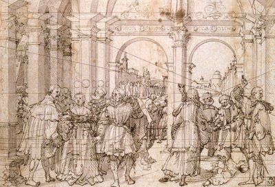 The Suicide of Lucretia, tidlig på 1500-tallet av Jörg Breu the Elder