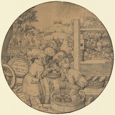 The Wine Harvest (september) av Jörg Breu the Elder
