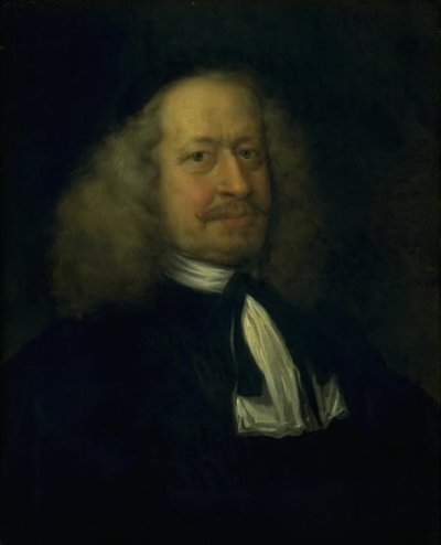 Portrett av Adam Olearius, bibliotekar til hoffet på Gottorp av Jürgen Ovens