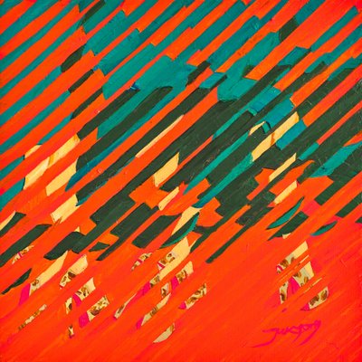 Dynamiske diagonale striper av Jukyong Park