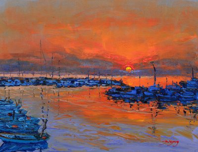 Marina Sunset Glow av Jukyong Park