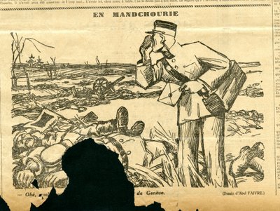 Oppriktig, satirisk i svart-hvitt av Jules Abel Faivre