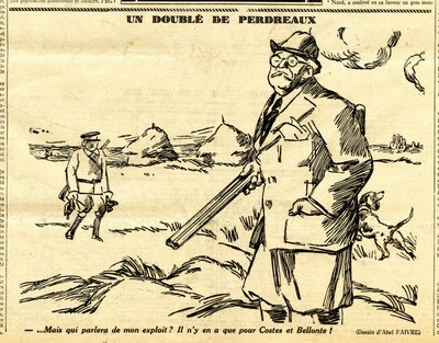 Oppriktig, satirisk i svart-hvitt av Jules Abel Faivre