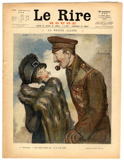 Cover av "" The Red Laughter", Satirical in Colors av Jules Abel Faivre