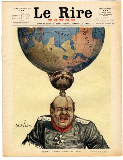 Cover av "" The Red Laughter"", Satirical in Colors av Jules Abel Faivre