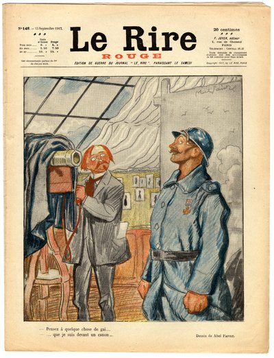 Cover av "" The Red Laughter", Satirical in Colors av Jules Abel Faivre