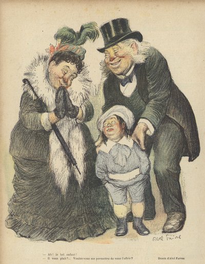 Illustrasjon for Le Rire av Jules Abel Faivre