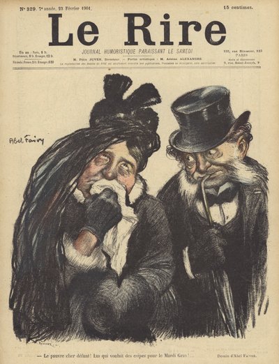 Illustrasjon for Le Rire av Jules Abel Faivre