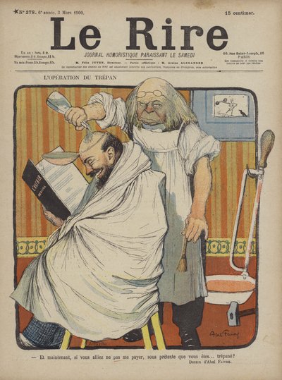 Illustrasjon for Le Rire av Jules Abel Faivre