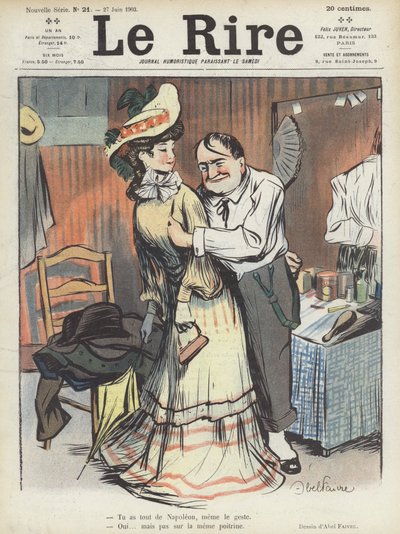 Illustrasjon for Le Rire av Jules Abel Faivre