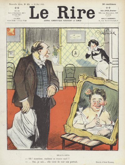 Illustrasjon for Le Rire av Jules Abel Faivre