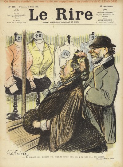Illustrasjon for Le Rire av Jules Abel Faivre