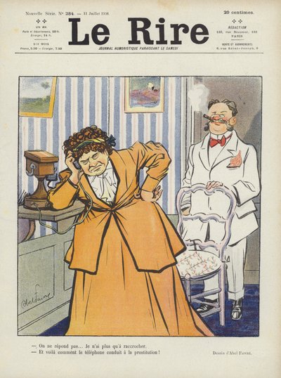 Illustrasjon for Le Rire av Jules Abel Faivre