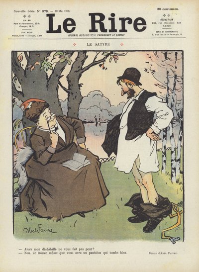 Illustrasjon for Le Rire av Jules Abel Faivre