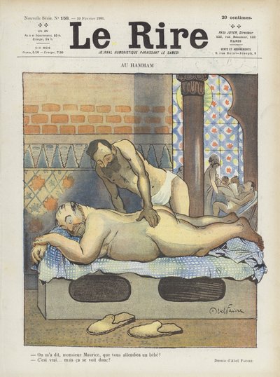 Illustrasjon for Le Rire av Jules Abel Faivre