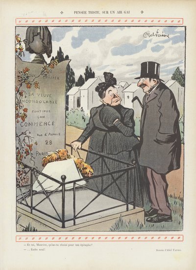 Illustrasjon for Le Rire av Jules Abel Faivre