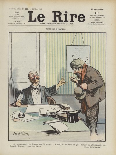 Illustrasjon for Le Rire av Jules Abel Faivre