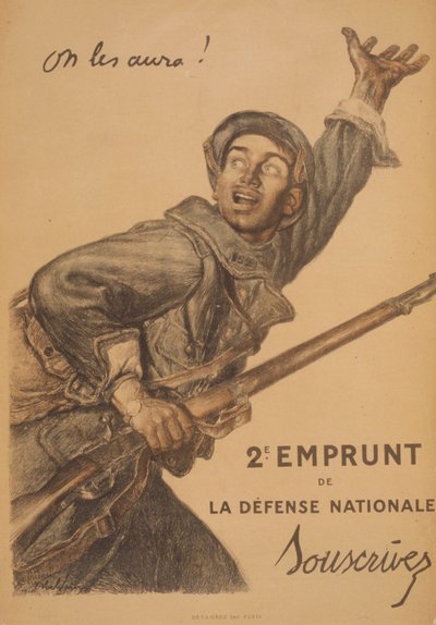 Vi vil vite! 2. Nasjonalt forsvarslån. Abonnere av Jules Abel Faivre