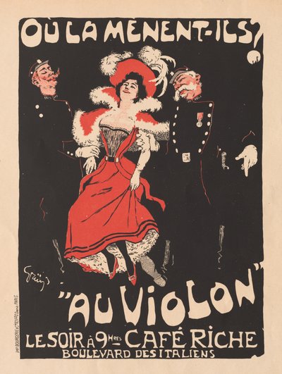 Plakatens mestere: Pl. 103 Café Reche av Jules Alexandre Grün