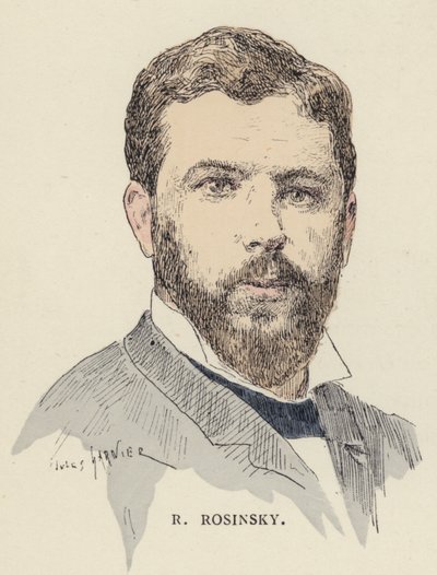 R Rosinsky (farge litho) av Jules Arsene (after) Garnier