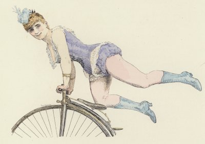 Sykkelkunstner av Jules Arsene Garnier