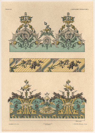 Blomstermønstre, plate 44 fra 