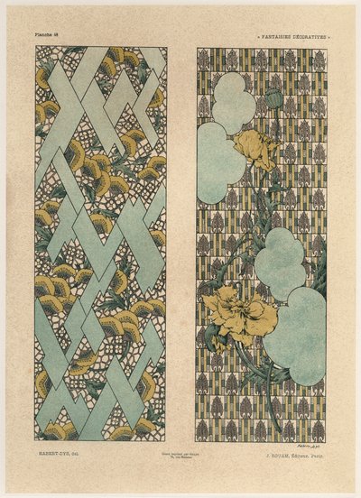 Blomstermønstre, plate 48 fra 
