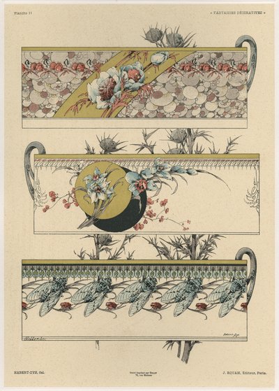 Blomster og fluer, plate 11 fra 