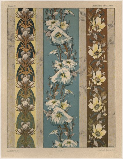Blomster, tallerken 18, illustrasjon fra 