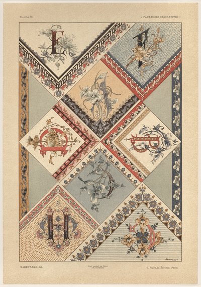 Bokstaver, plate 26 fra 