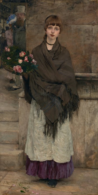 Blomsterselger i London av Jules Bastien Lepage