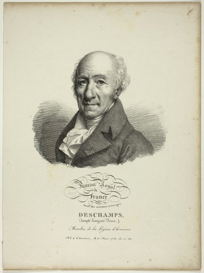 Portrett av Joseph-François-Louis Deschamps av Jules Boilly