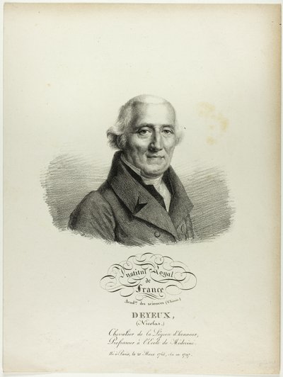 Portrett av Nicolas Deyeux av Jules Boilly