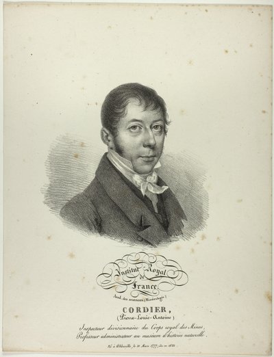 Portrett av Pierre-Louis-Antoine Cordier av Jules Boilly