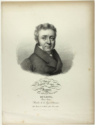 Portrett av Pierre-Louis Dulong av Jules Boilly