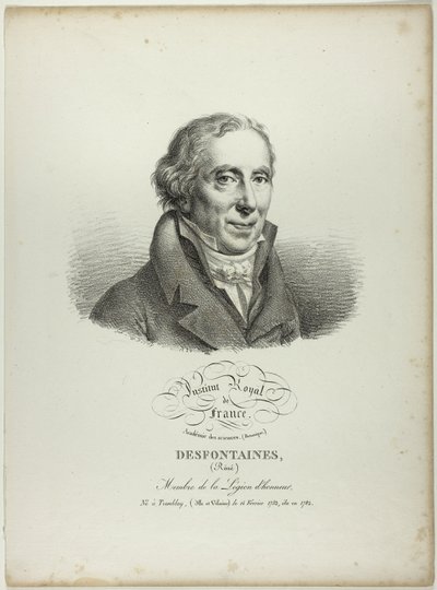Portrett av Réné Desfonataines av Jules Boilly