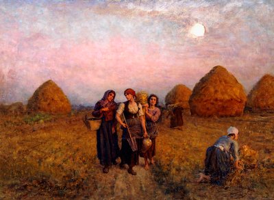 Dawn Labour, 1900 av Jules Breton
