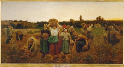 Gleanernes påminnelse (maleri på lerret) av Jules Breton