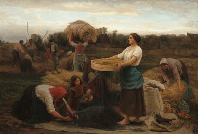The Colza Harvesting Rapeseed, 1860. av Jules Breton