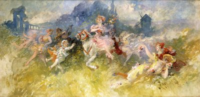 På Fete Champetre, av Jules Cheret