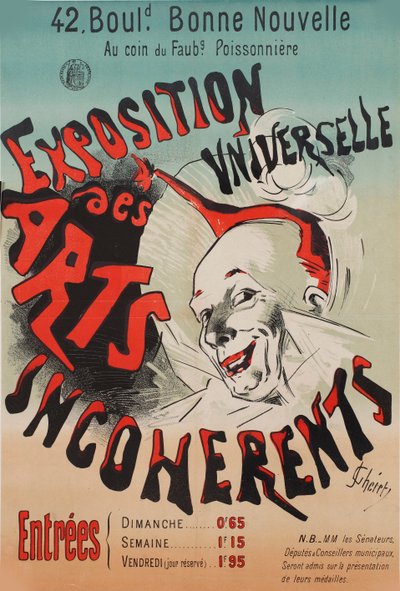 Universell utstilling av usammenhengende kunst, 1889. av Jules Cheret