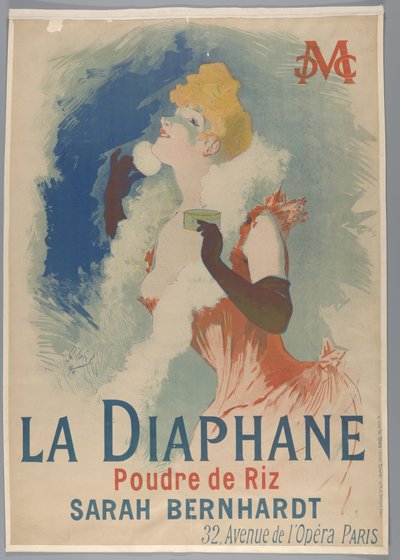 The Diaphane. Rispulver, 1890 av Jules Cheret