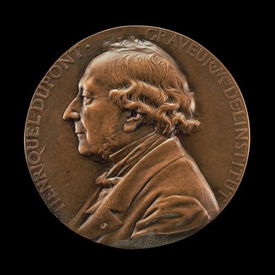 Henriquel Dupont, 1797-1892, tegner og gravør, ca. 18701892. av Jules Clement Chaplain