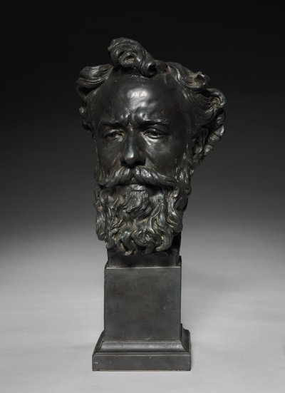 Leder for Alphonse Legros, ca. 1876. av Jules Dalou