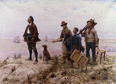 En amatørmaler; En amatørmaler, av Jules Denneulin