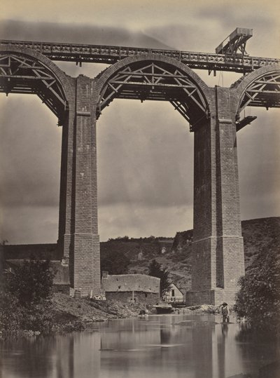 Pont-de-Buis, på Doufine, Frankrike, ca. 1865. av Jules Duclos